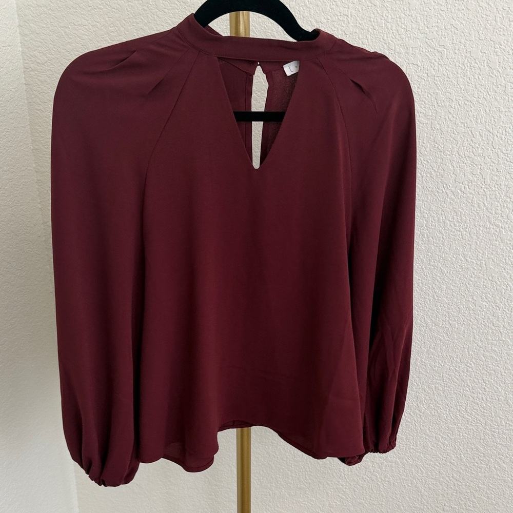 Leith Deep Burgundy Blouse